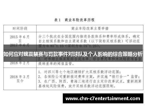 如何应对魏震禁赛与罚款事件对球队及个人影响的综合策略分析