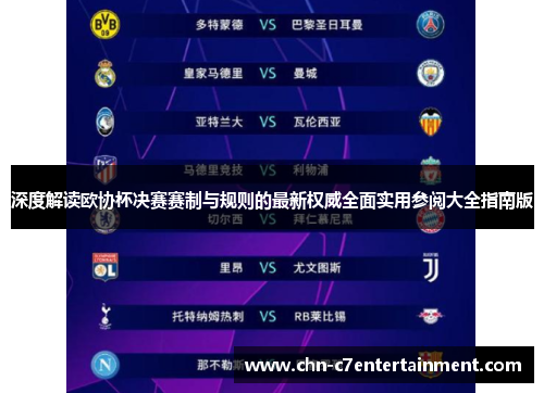 深度解读欧协杯决赛赛制与规则的最新权威全面实用参阅大全指南版